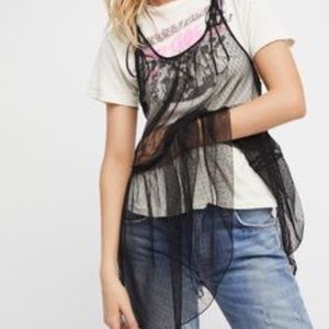 NWOT Free People Mesh Dollhouse Slip
